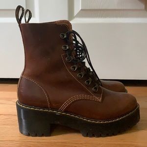 Dr. Martens Leona Boot in butterscotch size US 8